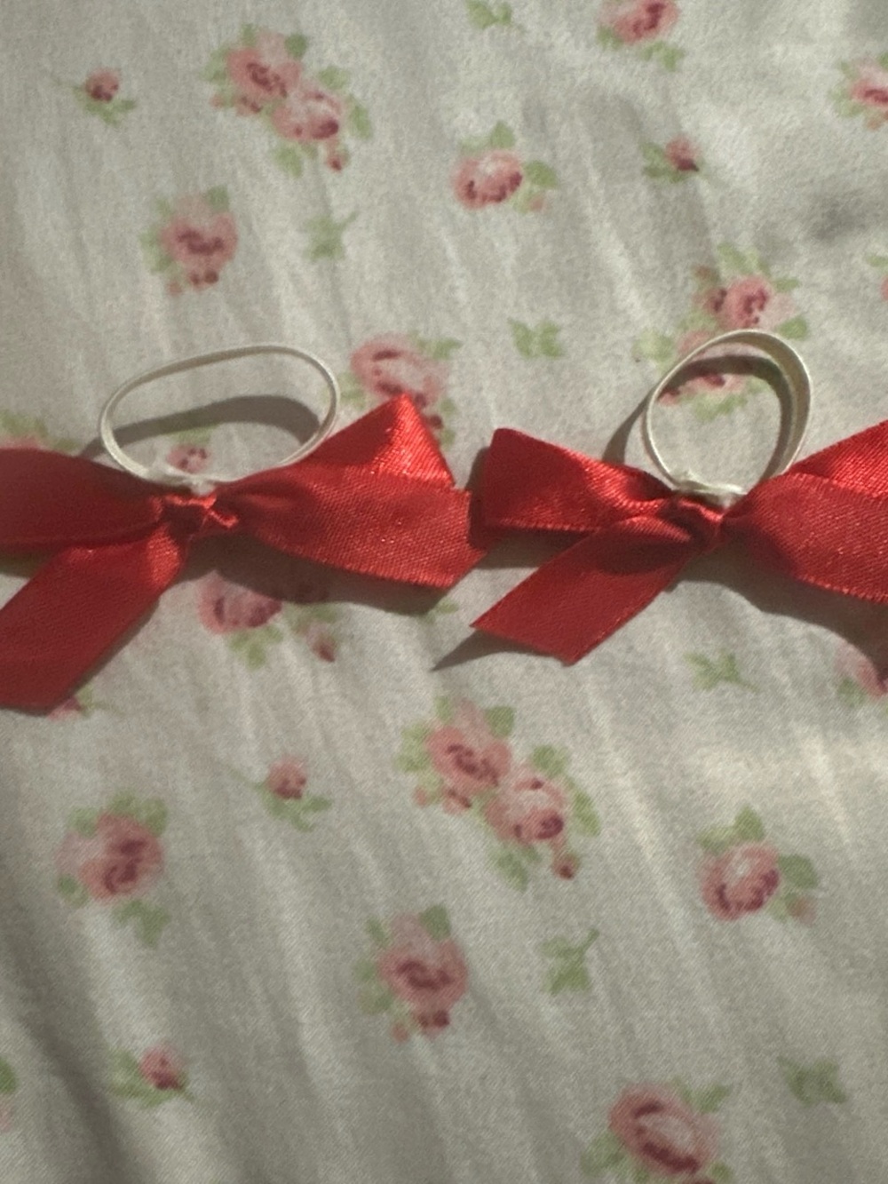 Build-A-Bear Red Ribbon Hair Bows (Pair)